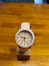 Orologio Fossil Multiesposizione Donna, CE1002, Orologio Ceramica, Batteria Nuova, Bianco Argento