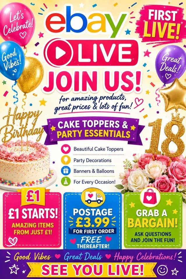 My First ebay live