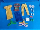 GROUP VINTAGE BARBIE KNITS FROM PAK SETS- 1960s MATTEL