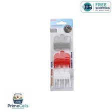 3-Piece Professional Hair Clipper Guards for Precision Cutting - Universal Fit