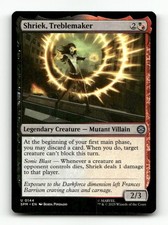 Shriek, Treblemaker 144 Uncommon Marvel's Spider-Man Magic: The Gathering NM