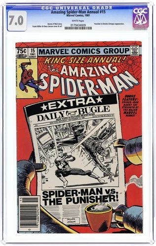 Amazing Spider-Man Annual #15N CGC 7.0 1981 0179434009