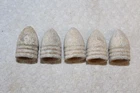 5 DUG .69 CAL. 3 RING GIANT BULLETS MINIBALLS WINCHESTER V.A.