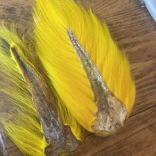Hareline Dubbin Large Northern Bucktail Used See Picture Yellow