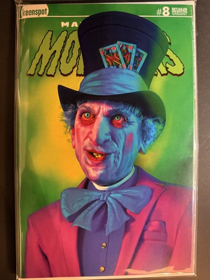 #ad Mark Spears Monsters #8 1:500 MAD HATTER Glow Limited 450 FREE TOP LOADER $149.00