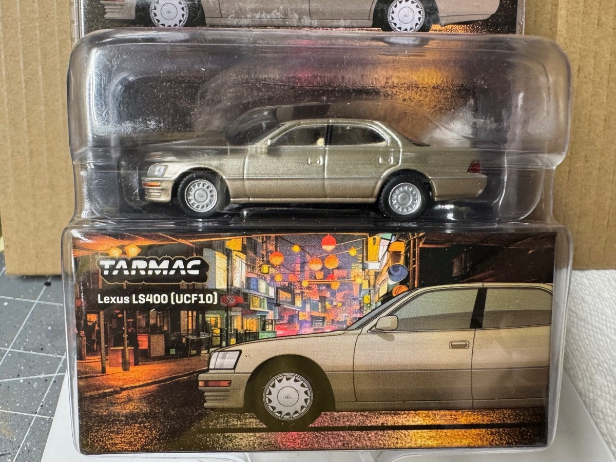 LEXUS LS400 (UCF10) RHD CHAMPAGNE BEIGE 1/64 MODEL BY TARMAC WORKS