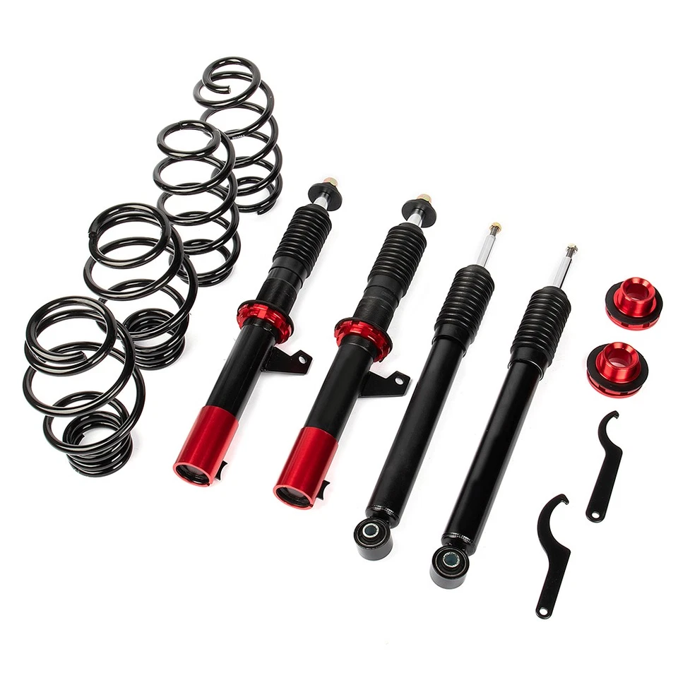 Coilovers Spring Kits Adj Height Shocks Fits VW Jetta Golf GTI R MK6 Suspension Foto 4 de 4