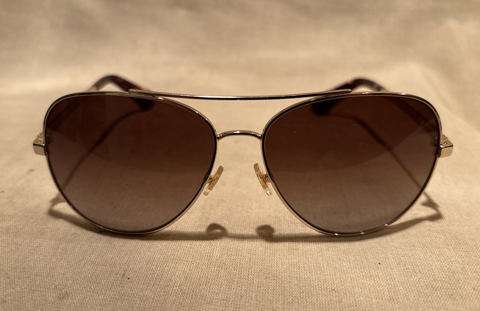 Kate Spade New York Women's Avaline Aviator Sunglasses Polarized 58_14 140 Gold