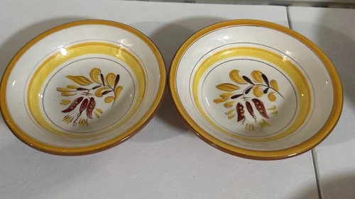 2 Stangl Provincial Pottery 5.5” Bowls