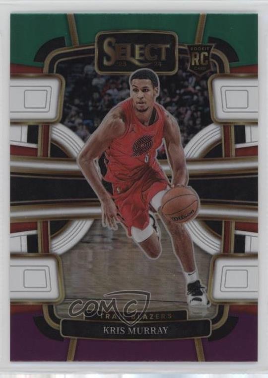 2023 Panini Select Concourse Green White Purple Prizm Kris Murray Rookie RC 0y9e