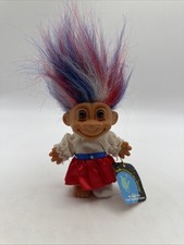 Russ Troll Around the World Collection American USA with Tag 5"