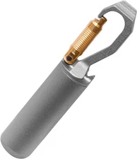 Titanium Small Pill Case, Mini Keychain Pill Holder, EDC Pill Container Portable