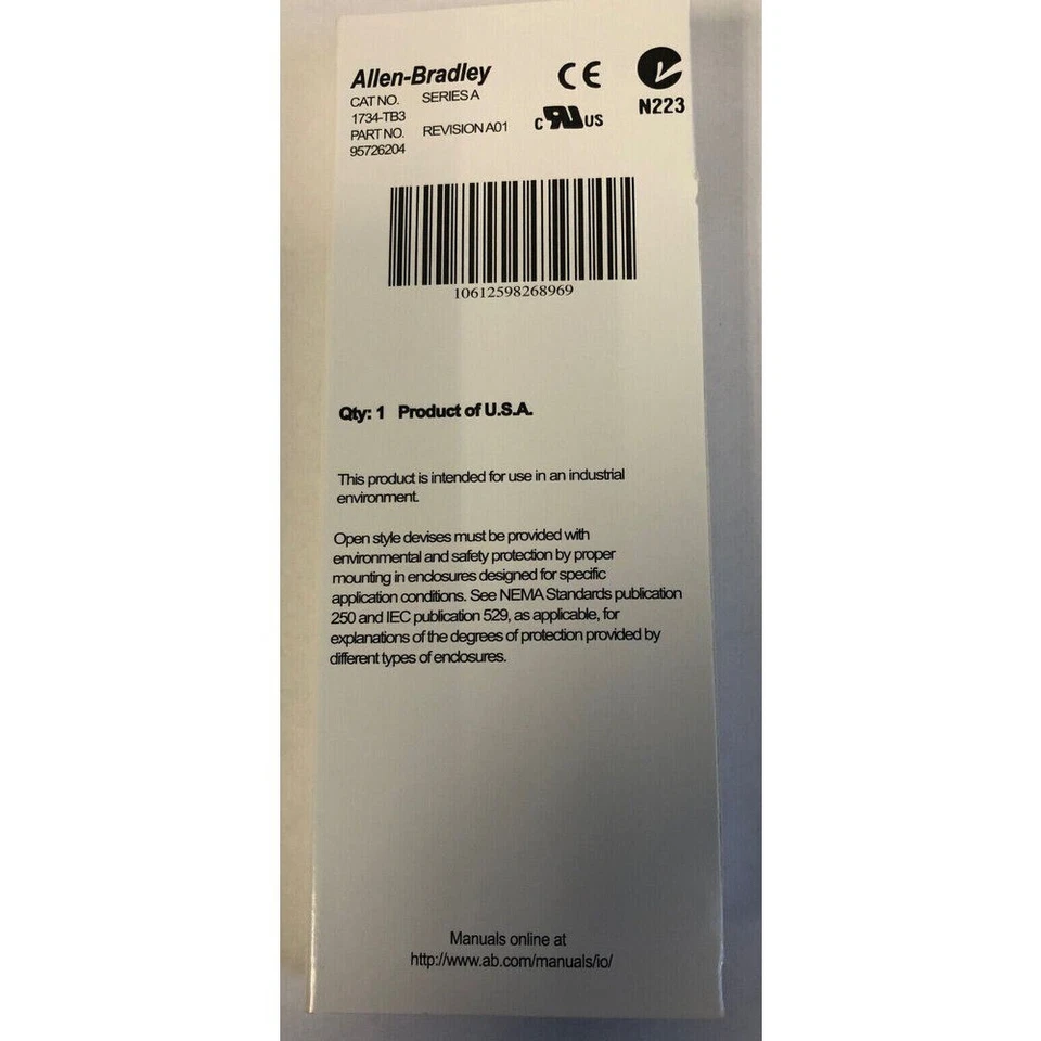 AB 1734-TB3 POINT I/O Module PLC Sealed 1734TB3 US Free Tax - Image 3 of 4