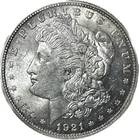 1921-D $1 Morgan Silver Dollar VAM-1EO2 Key High Grade BU Mint Luster