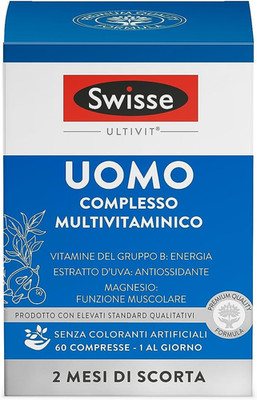 SWISSE Ultivit - Multivitamin für Männer mit Vitamin C D und Zink zur Unterstützung von Sist