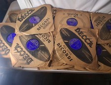 Lot of 30 Vintage Decca 78 RPM Records 1930s-40s Country Swing Jazz Untested