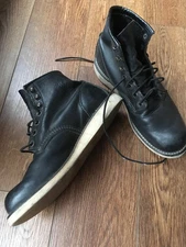 Red Wing 2951 ROVER Black Harness Cushion Crepe Sole Heritage Boots - Sz 7.5