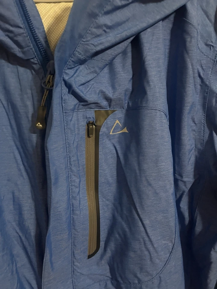 Paradox Jacket Rain Hood Full Zip Blue Nylon Size XL - Image 2 of 4