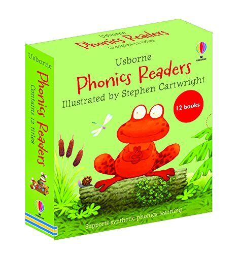 Usborne Phonics Readers - 12 illustrated Books Box Set ... by Usborne Publishing - Picture 1 of 2