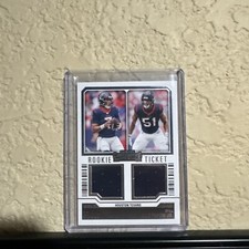 2023 Panini Contenders -   Dual Swatches #DS-5 C.J. Stroud, Will Anderson l
