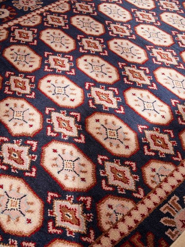 Hand Knotted Afghan Wool And Silk Area Rug Oriental Kazak Black BBH BBAF0119 - Picture 67 of 72