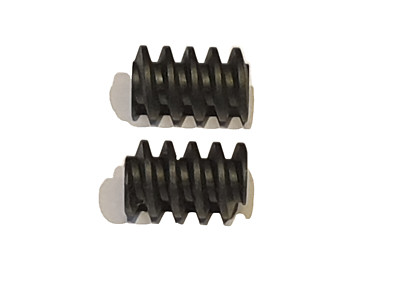 Lego Technic 2 x Zahnrad Gewinde Schnecke schwarz #4716