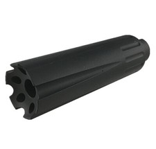 Aluminum Muzzle Brake Compensator 4.5 Inch 5/8x24 TPI Thread For 6.5 Creedmoor