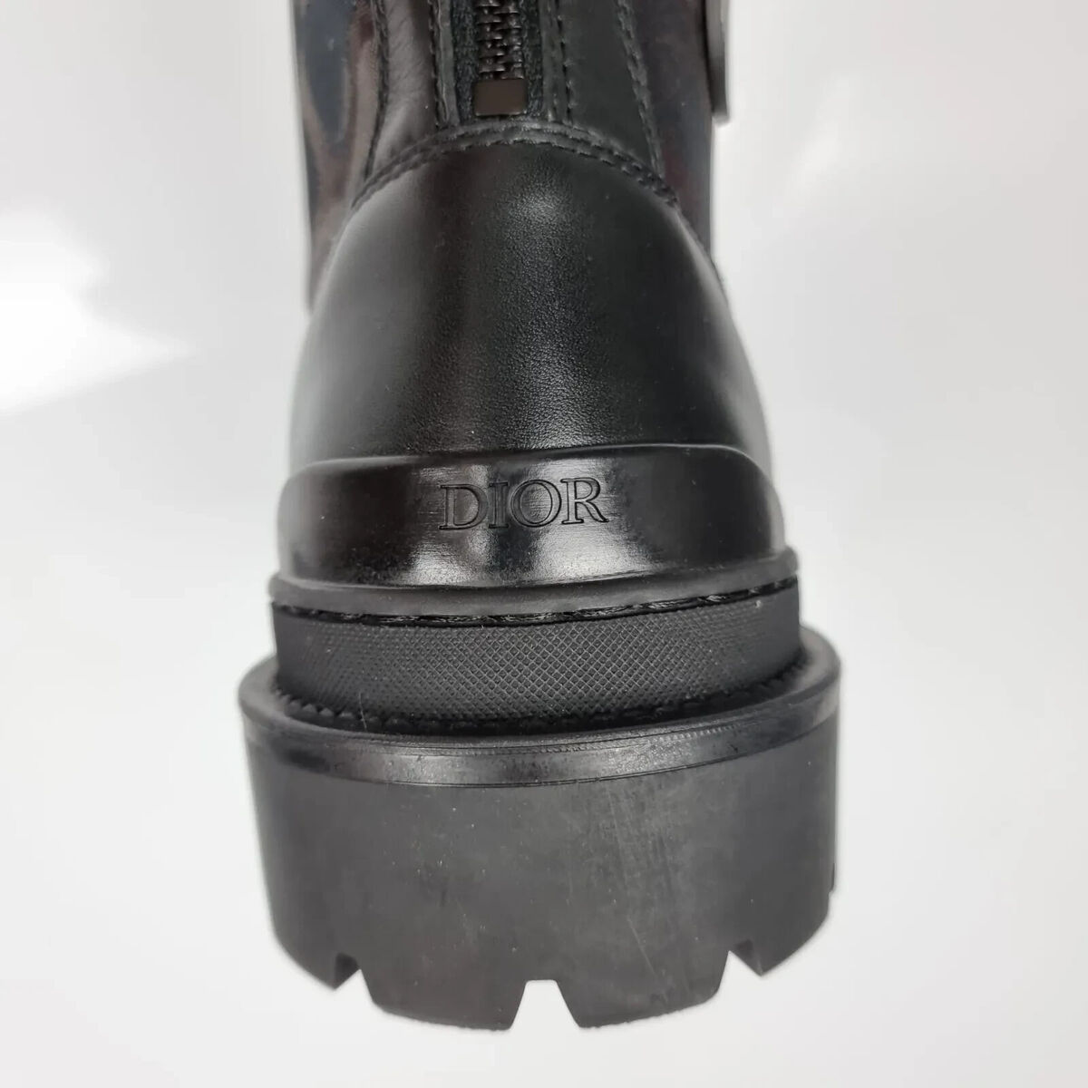 Dior Homme Explorer Camouflage Black Leather Boots New Size Dior Homme Explorer Camouflage Black Leather Boots New Size