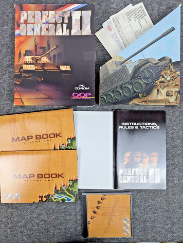 CIB Perfect General II Big Box (PC, 1994) Tank Strategy CD-ROM - VGUC - Picture 7 of 18
