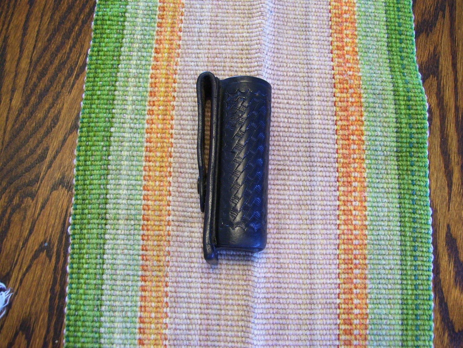 Aker 572 Leather Black BW MK IV Mk-4 Mace OC Defense Spray Case Holder Carrier