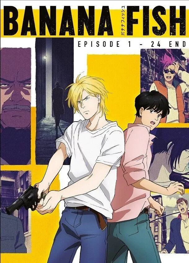 Banana Fish Complete Series (1-24) Anime DVD [English Sub] [Fast Ship]