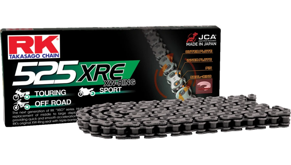 KTM 990 Adventure S 2005-2009 RK XRE 525 XW-Ring Premium Kit de cadena y piñones Foto 2 de 4