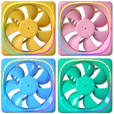 120mm Case Fan  PC Computer Silence 5V 3 PIN Addressable RGB MB Sync PC Vetroo