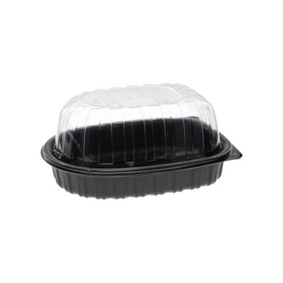 YCNC600700DZ(100PCS), 48 Oz. Chicken Roaster Containers with Covers