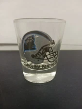 NFL Carolina Panthers Football Team Shot Glass Hunter Licensed Mint Condition 