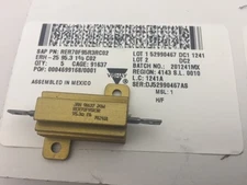 RER70F95R3RC02 – Vishay, 95.3 OHMS 20 WATTS 1%, Wirewound Resistor,Chassis Mount