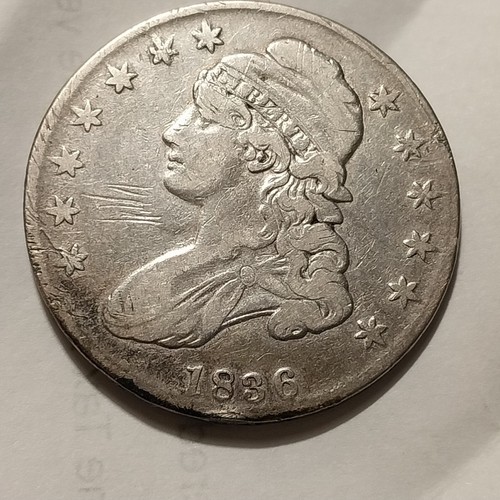 1836 bordo con lettere cinquanta centesimi, leggeri graffi,