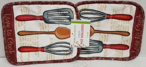 Juego de 2 Mismos Portavasos Jumbo Impresos, 7"x8", APARATOS DE COCINA, AMOR COCINAR #1,AM - Imagen 4 de 13
