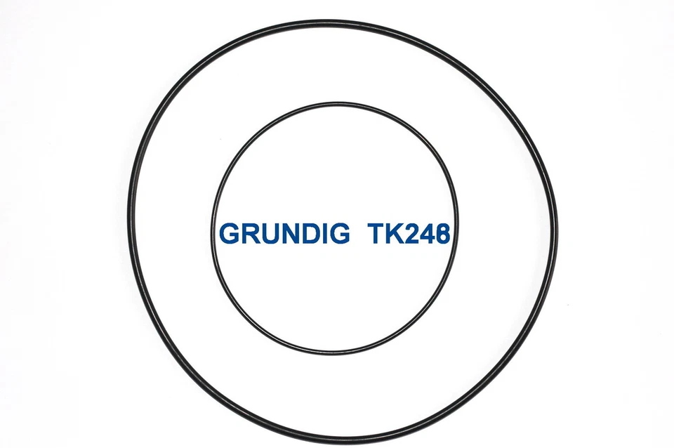 COURROIES SET GRUNDIG TK248 MAGNETOPHONE A BANDE EXTRA FORT NEUF FABRIQUE TK 248
