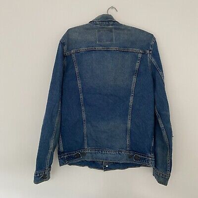 Men's Vintage Levis Denim Trucker Jacket L indie bovver rock Men's Vintage Levis Denim Trucker Jacket L indie bovver rock