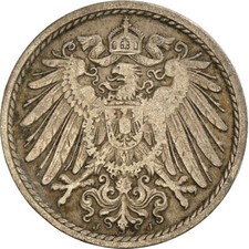 #920768 M&uuml;nze, GERMANY - EMPIRE, 5 Pfennig, 1907