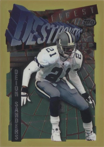 1996 Topps Finest Deion Sanders #11