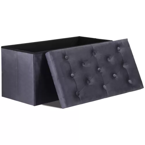 Storage Ottoman Bench Foot Rest Stool for Bedroom Entryway Living Room - Picture 45 of 90