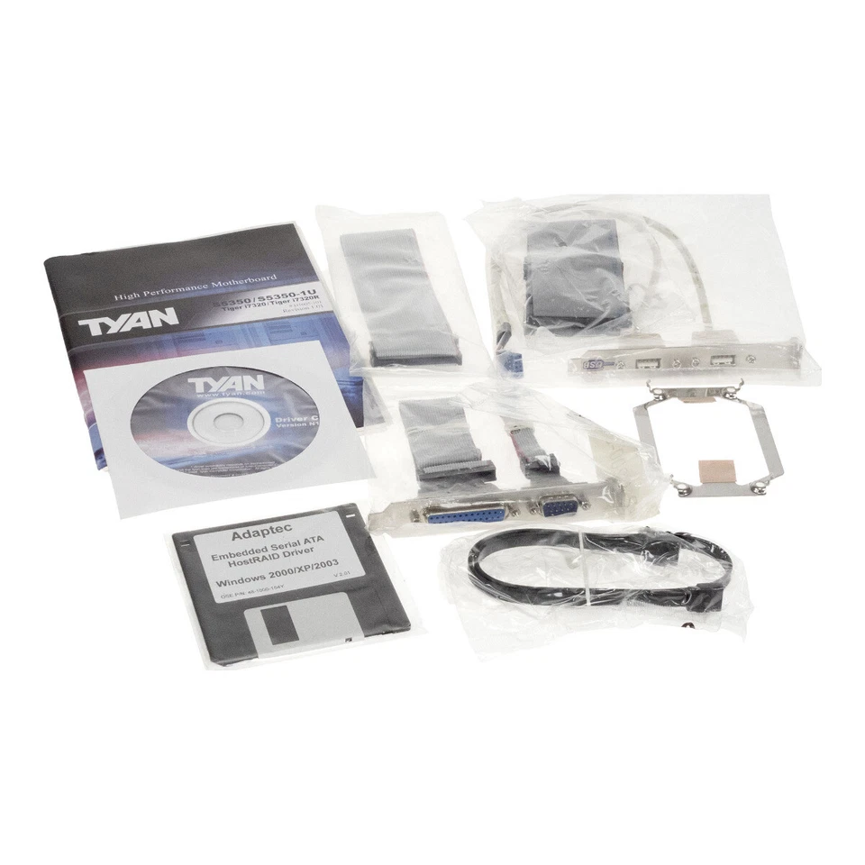 TYAN S5350 S5350G2NR-1UR Dual Socket 604 8x DDR Box With Cables Manual Accessory - Image 3 of 4