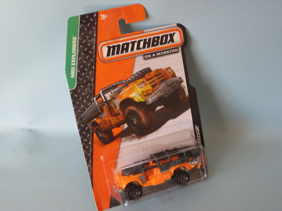 Matchbox Sahara Survivor Land Rover Army SAS Military Orange Body Toy Model e - Image 3 of 3