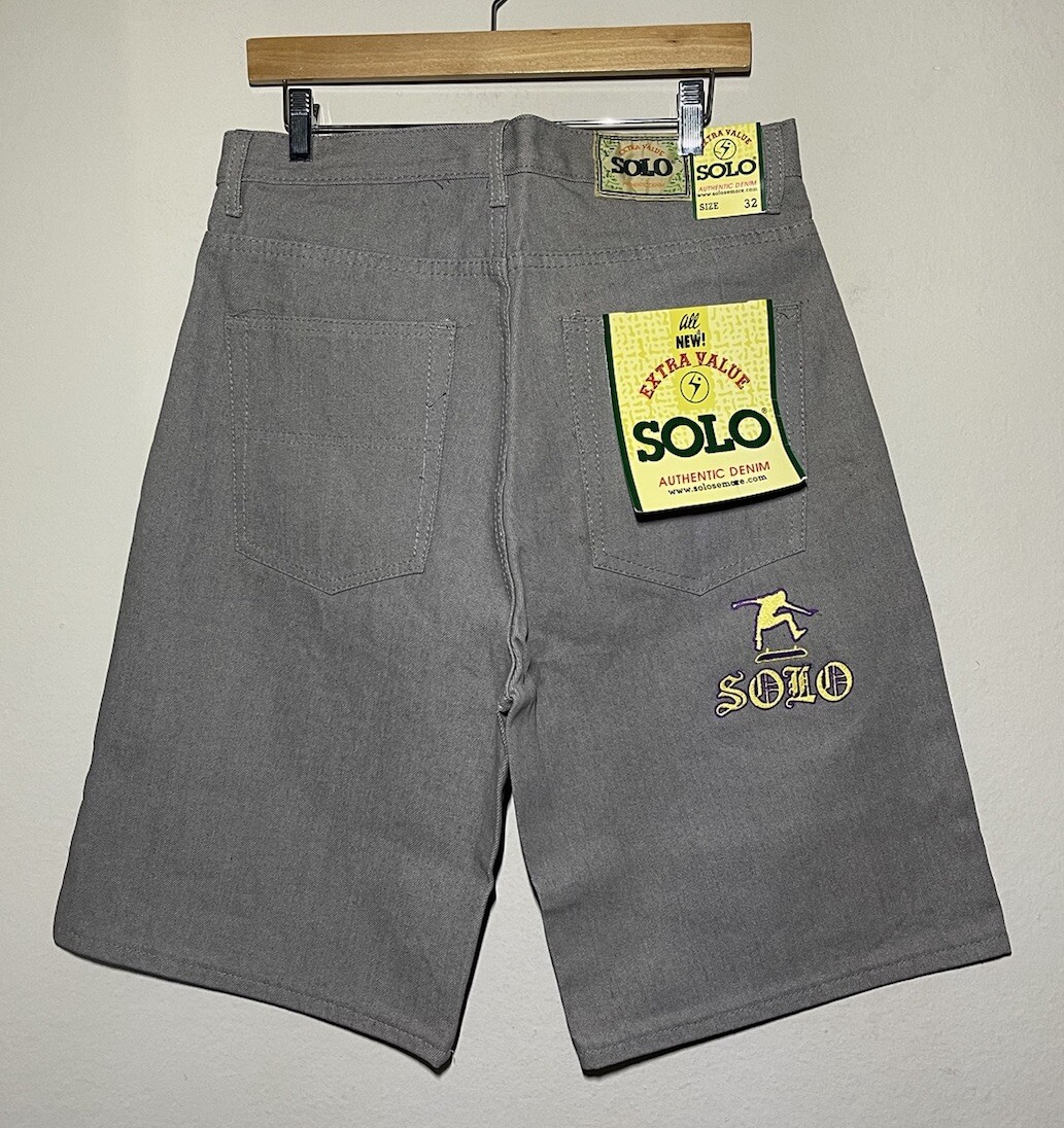 90s SOLO SEMORE BAGGY DENIM SHORTS