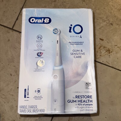 Oral-B iO Series 4 Rechargeable Toothbrush Handle Charger Case Brush Head