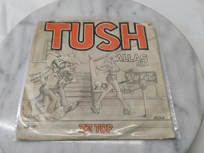 Vintage Rock 45 ZZ TOP Tush LONDON VG++ picture sleeve In Plastic Sleeve 