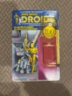 Star Wars Droids 1985 R2-D2 Artoo-Detoo Vintage Canadian unpunched card and coin