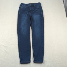 Curve Appeal Jeans Womens 10 30 Blue High Rise Minimalist Jegging Stretch Skinny